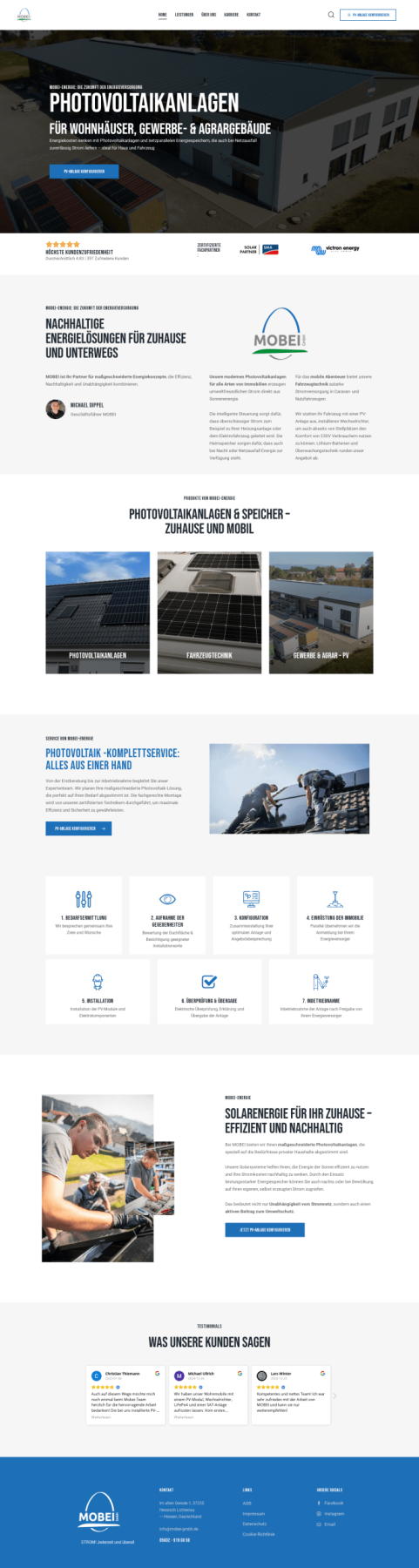 MOBEI-Energietechnik – STROM. Jederzeit und überall